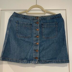 ZARA Short Jeans Skirt | M
